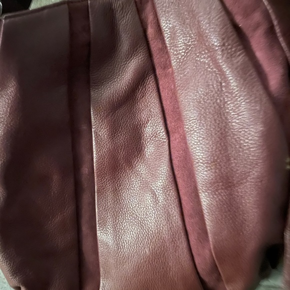 Aimee Kestenberg Tuscany Leather & Suede Hobo Bag-Purple - Picture 4 of 16